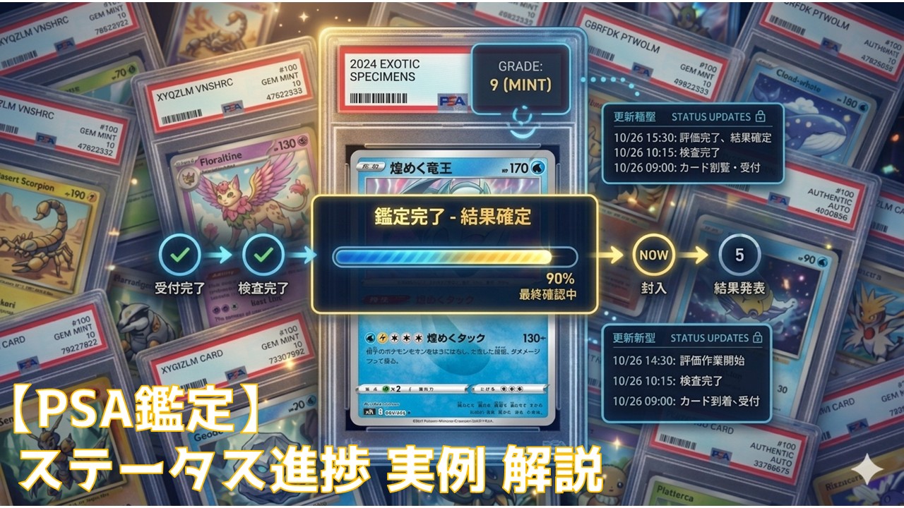 PSA鑑定 カードの選定から出し方まで0から解説 (ポケモンカード編